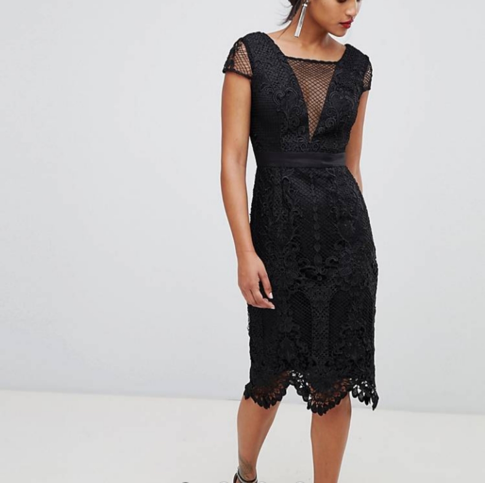 COPY - Chi chi London lace pencil dress
